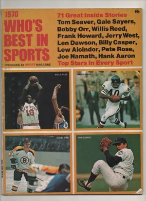 [1 of 1 ] 1970 Who's Best In Sports Produced By Sport Magazine "71 Great Inside Stories: Lew Alcindor" From The Personal Collection of Kareem Abdul Jabbar