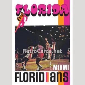 1971-72T Floridians Team Miami Floridians