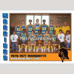 1977 Team Marquette Warriors
