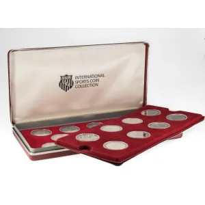1984 International Games Collection of 20 Proof Coins From Various Nations