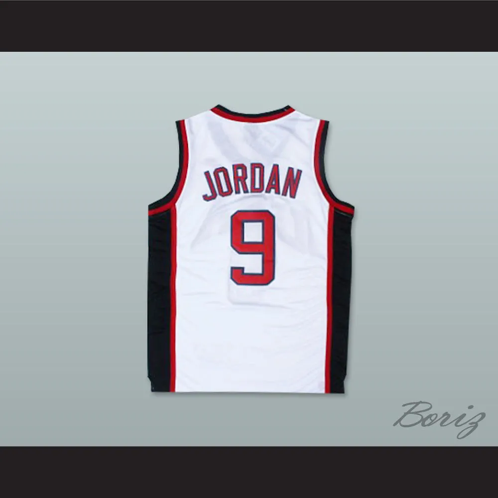 1984 Michael Jordan 9 USA Team Home Basketball Jersey