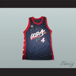 1996 Charles Barkley 4 USA Team Away Basketball Jersey