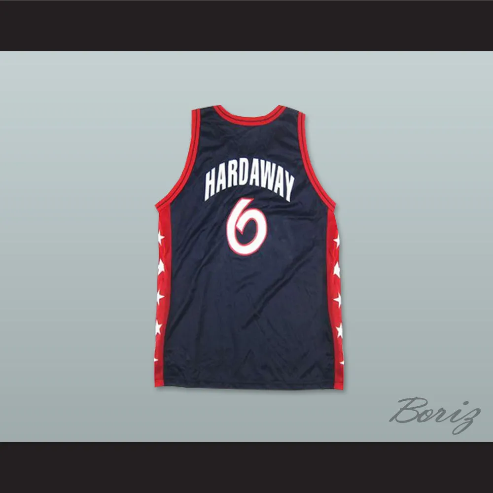 1996 Penny Hardaway 6 USA Team Away Basketball Jersey