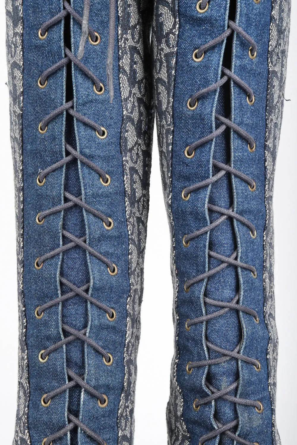 2000 Denim Monogram Boots