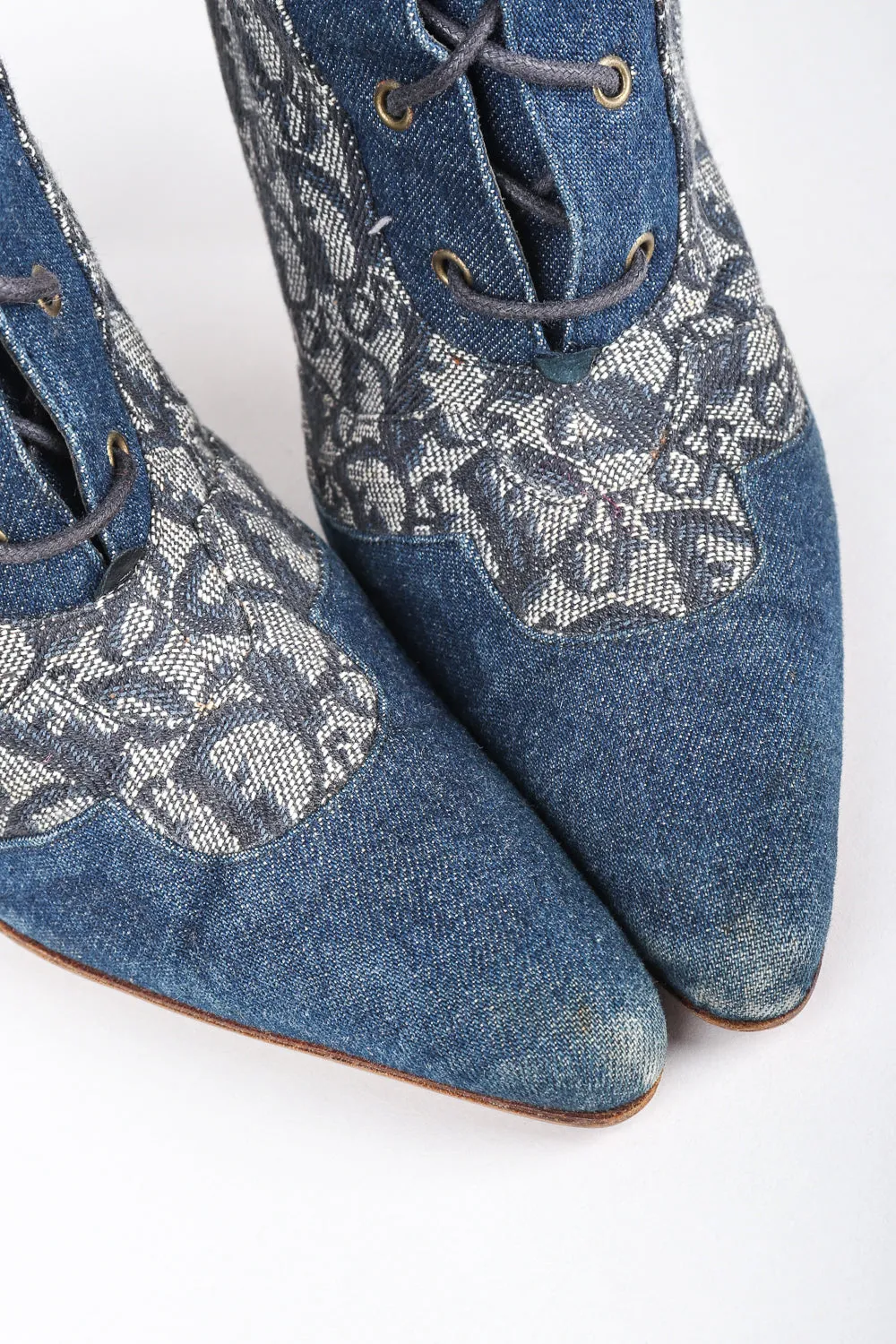 2000 Denim Monogram Boots