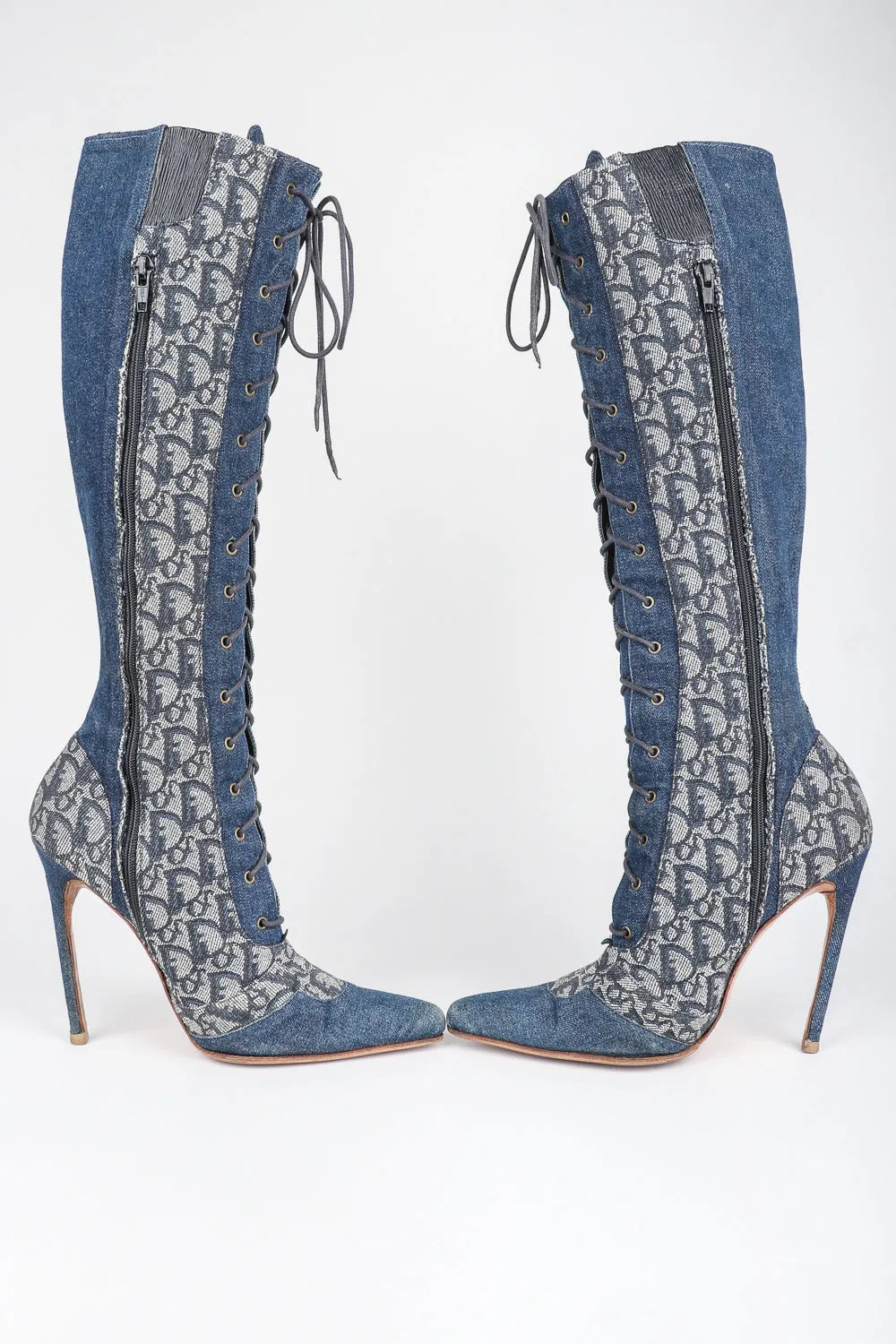 2000 Denim Monogram Boots