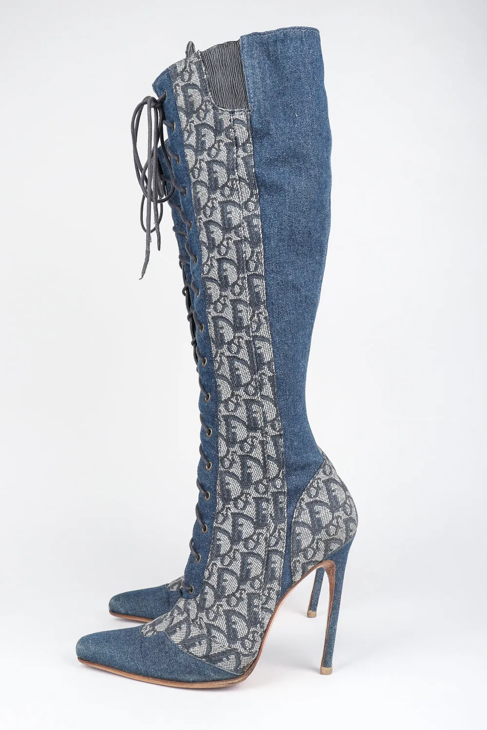 2000 Denim Monogram Boots