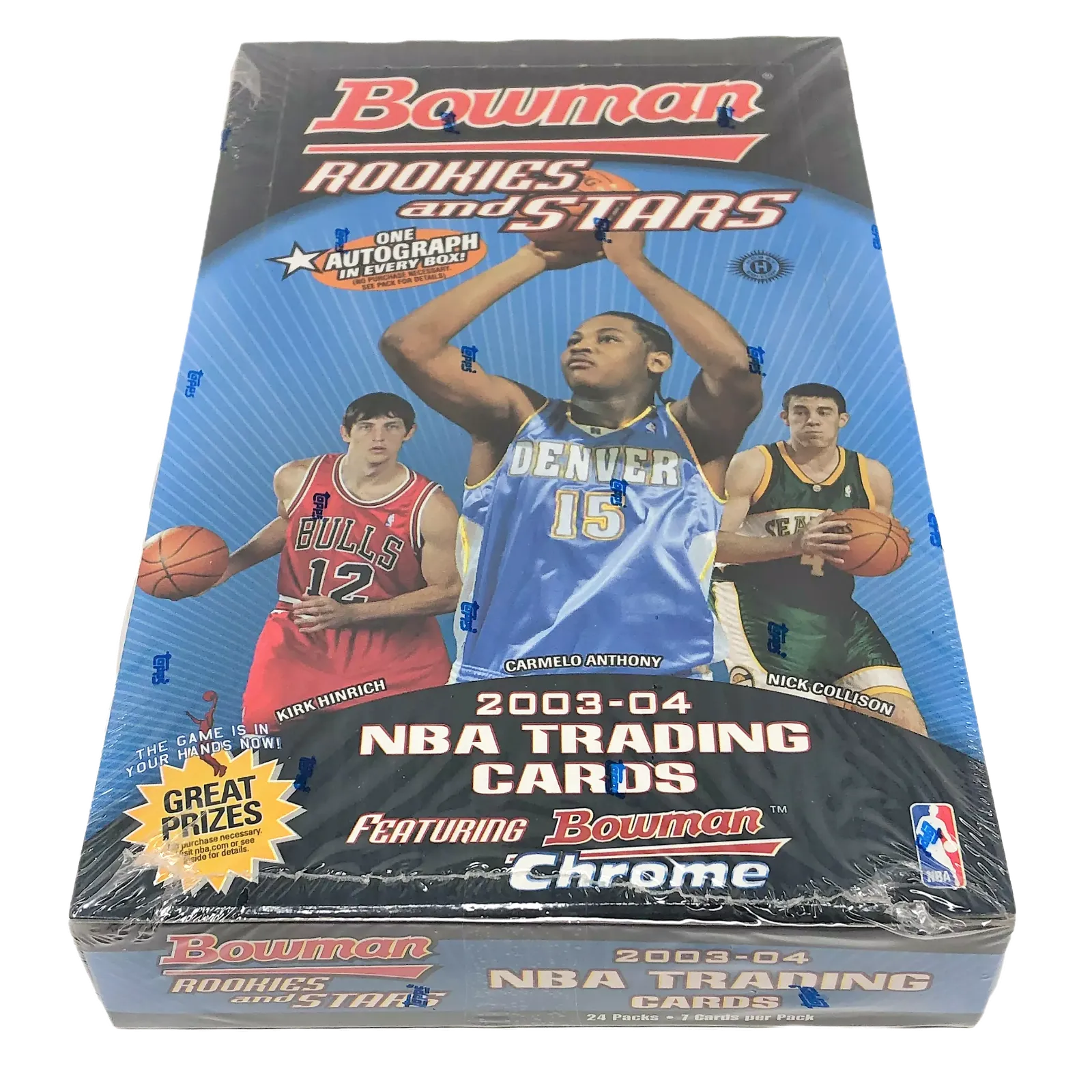 2003-04 Bowman Rookies & Stars Basketball Factory Sealed Hobby Box Lebron RC?