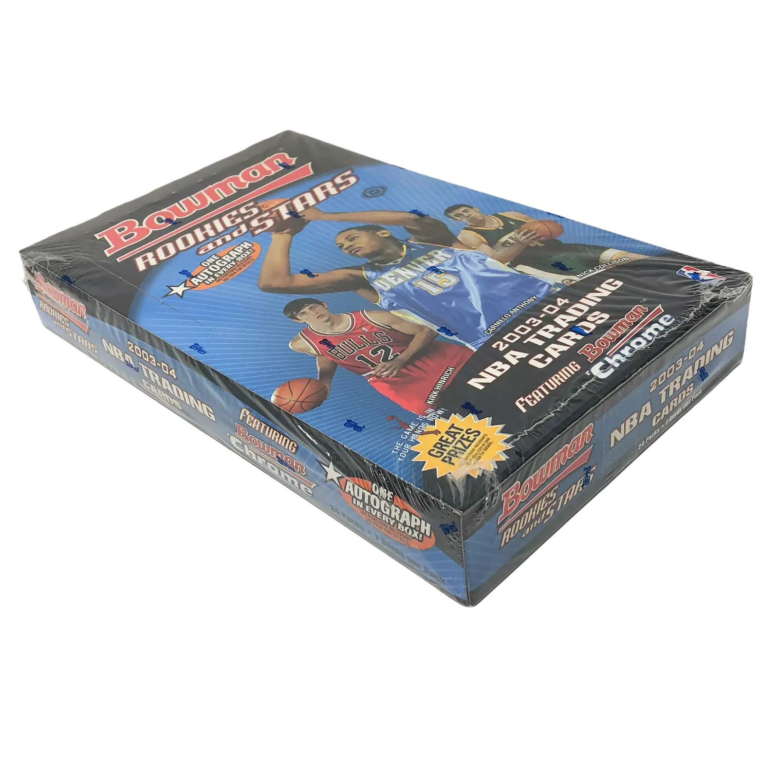 2003-04 Bowman Rookies & Stars Basketball Factory Sealed Hobby Box Lebron RC?