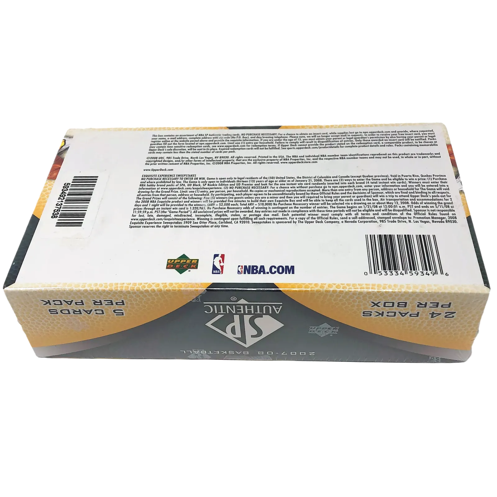 2007-08 Upper Deck SP Authentic Basketball Factory Sealed Hobby Box Durant RC?
