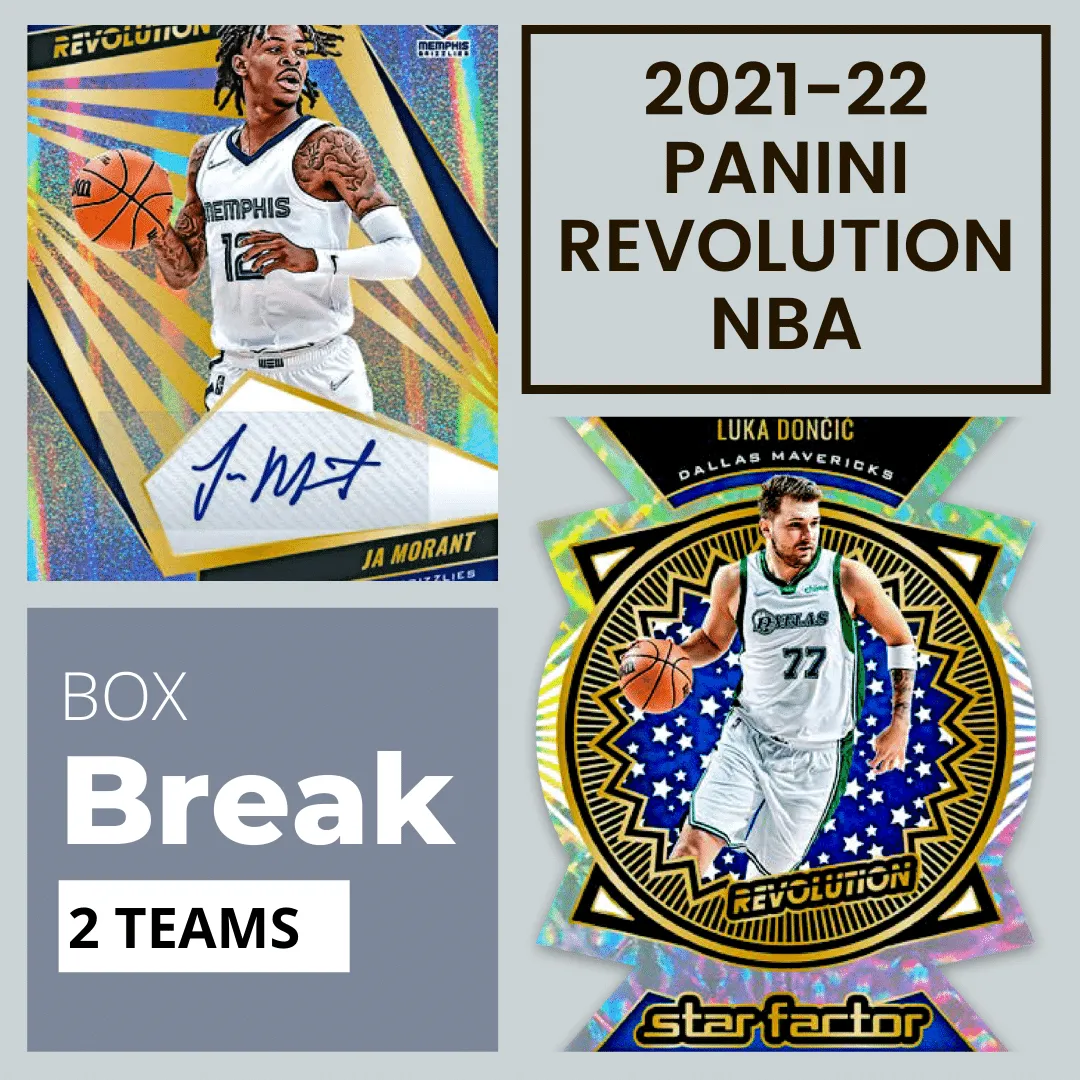 21-22 Revolution Basketball 1 Hobby Box Random Team Break (2 Teams)