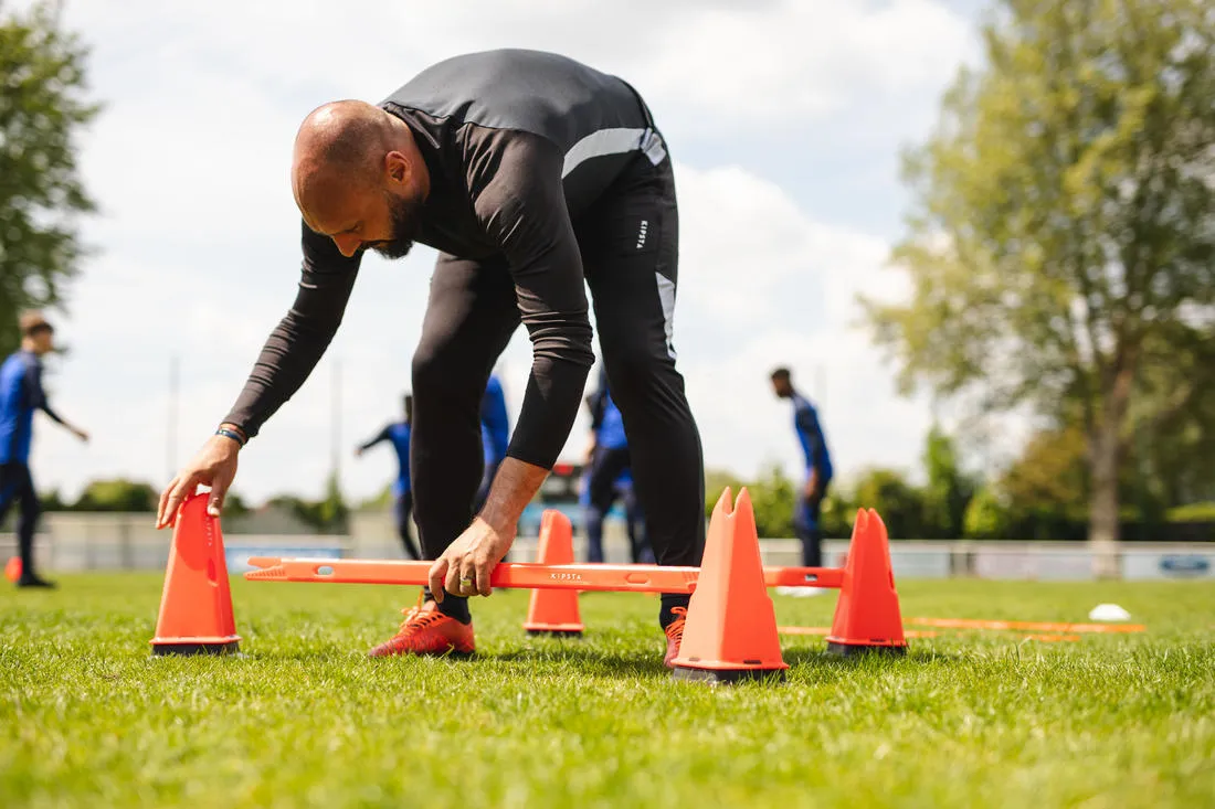 30cm Weighted Training Cones 4-Pack Modular - Orange