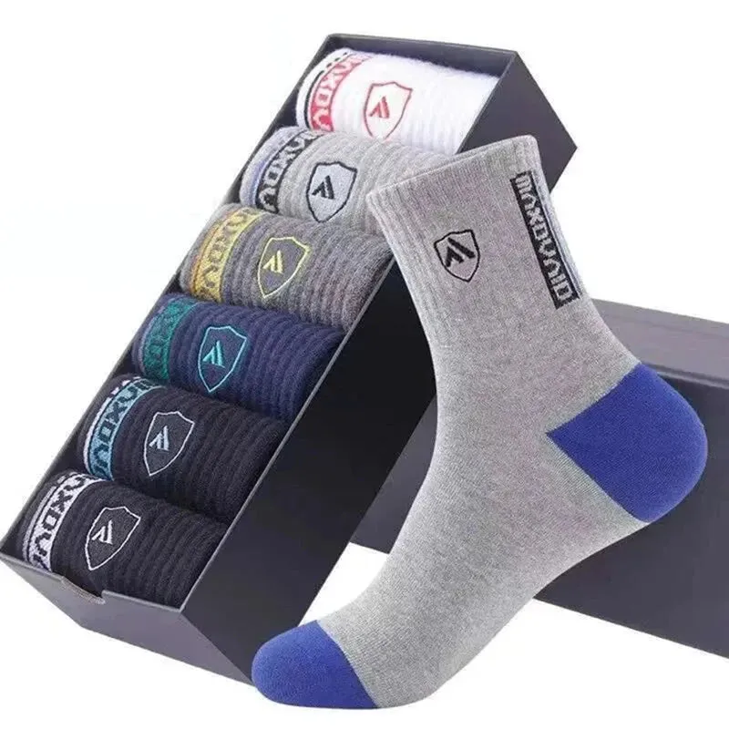 5 Pairs of Breathable Sports Socks for Men