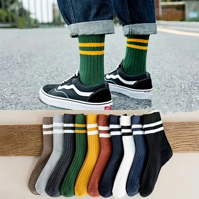 5 Pairs of Breathable Sports Socks for Men