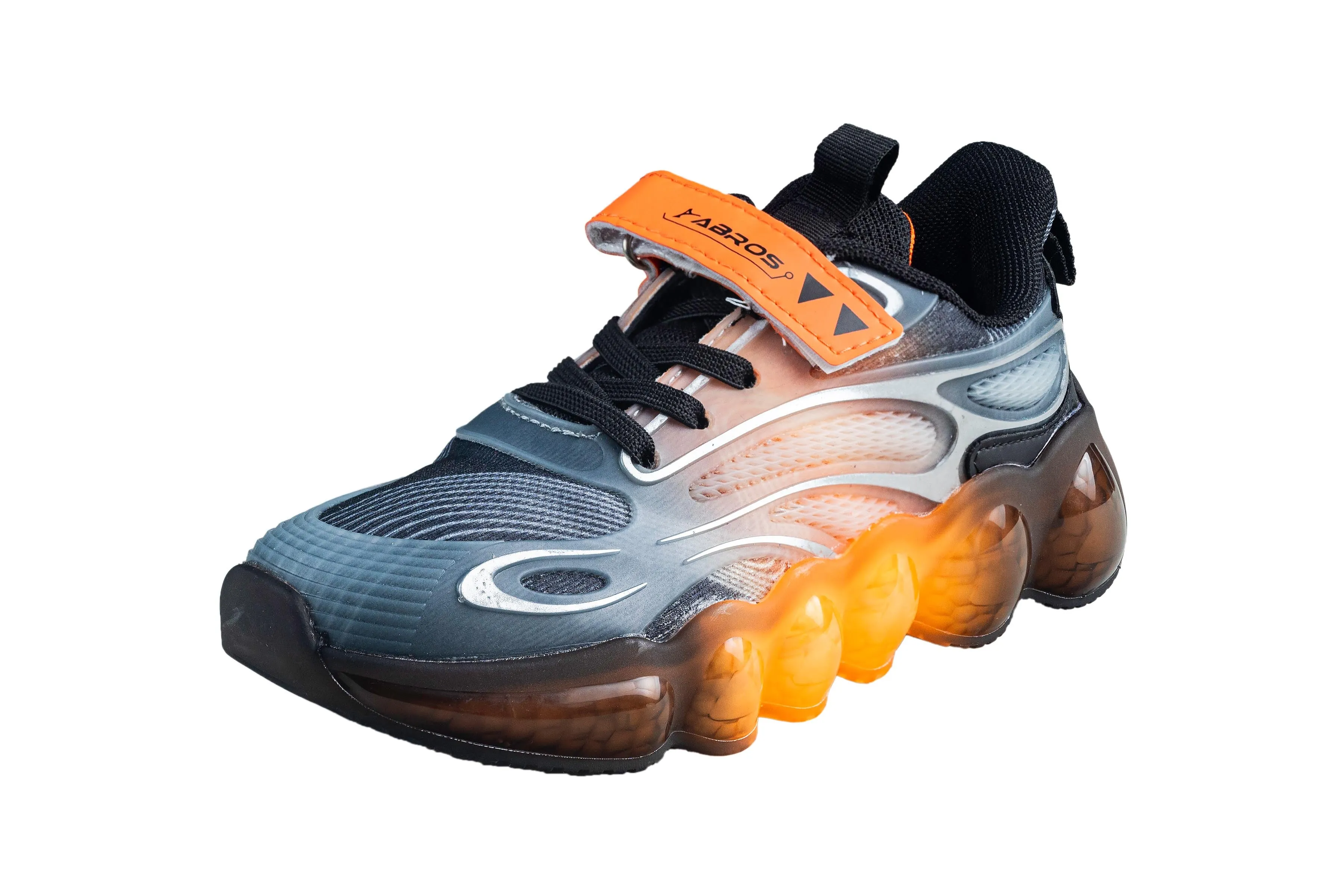 Abros Children Black / Orange Sports Shoe