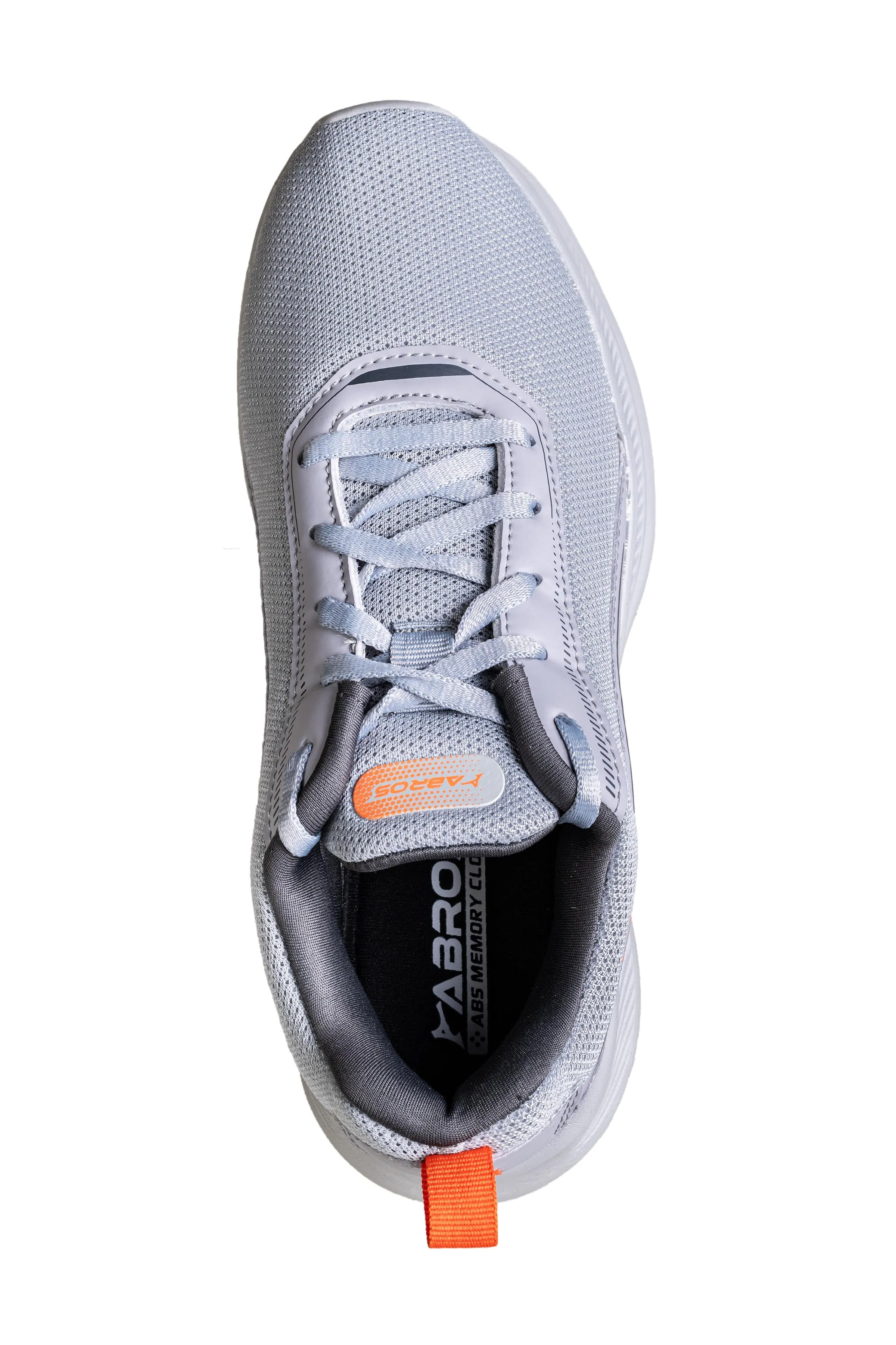 Abros Gents E. Grey / Orange Sports Shoe