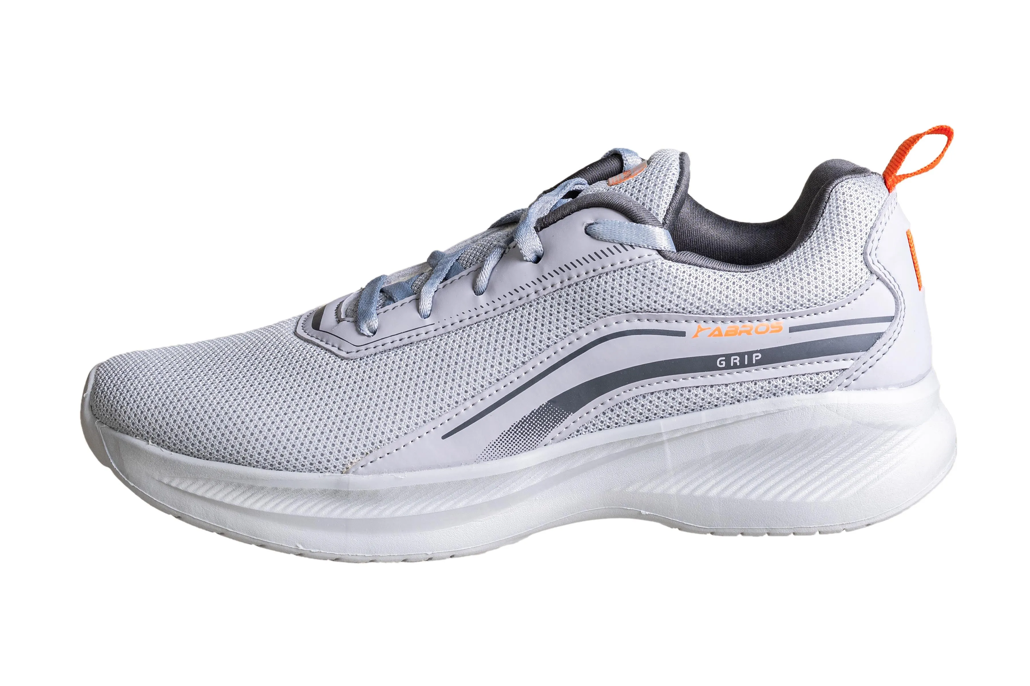 Abros Gents E. Grey / Orange Sports Shoe