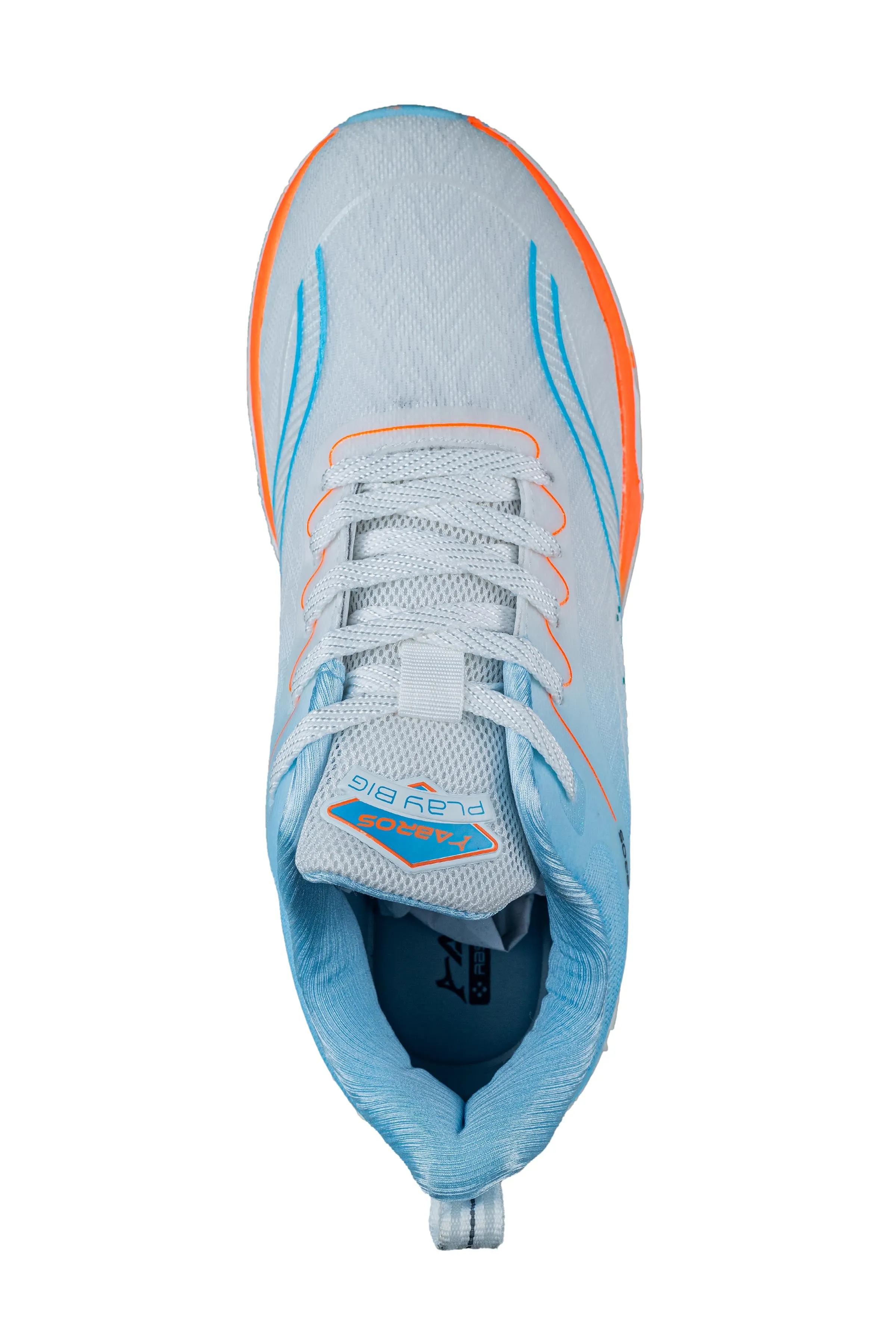 Abros Gents Off White / Cool Blue Sports Shoe