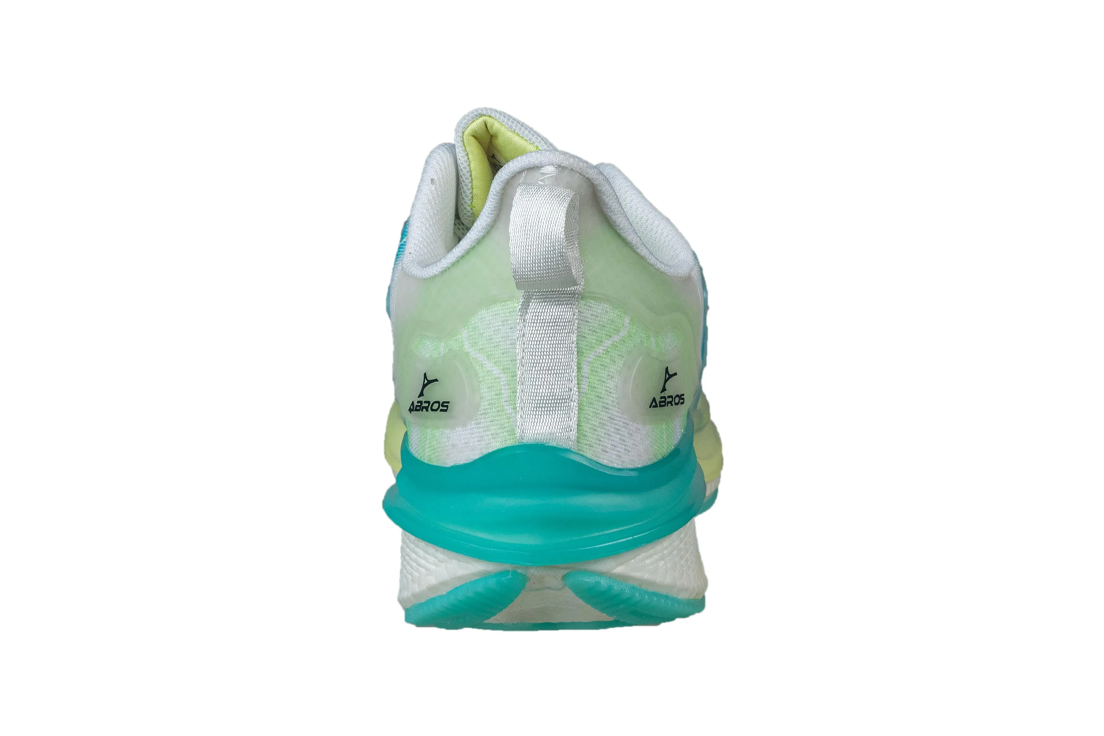 Abros Gents White / Sea Green Sports Shoe