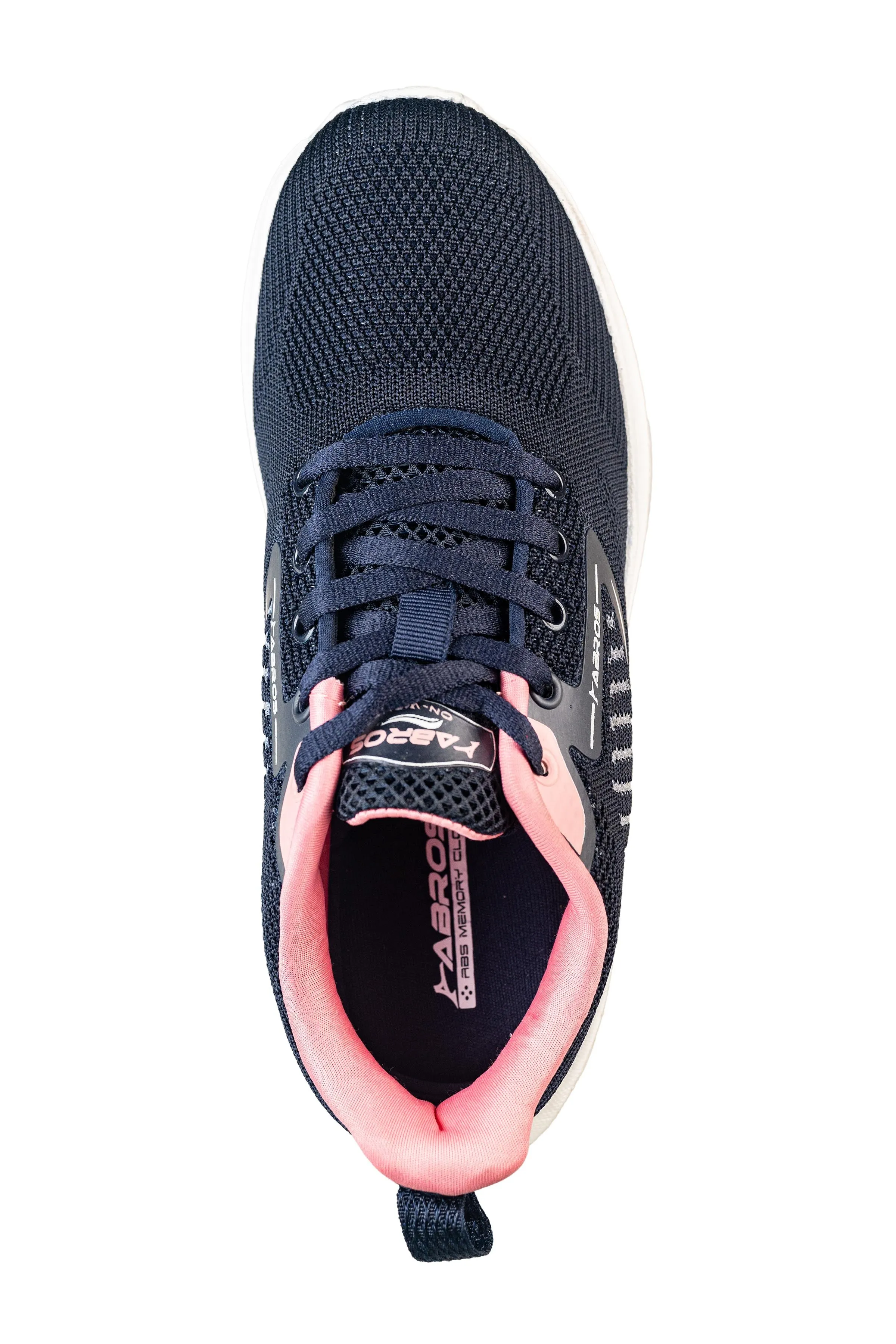 Abros Ladies Navy / Pink Sports Shoe (Sports Assl 0240)