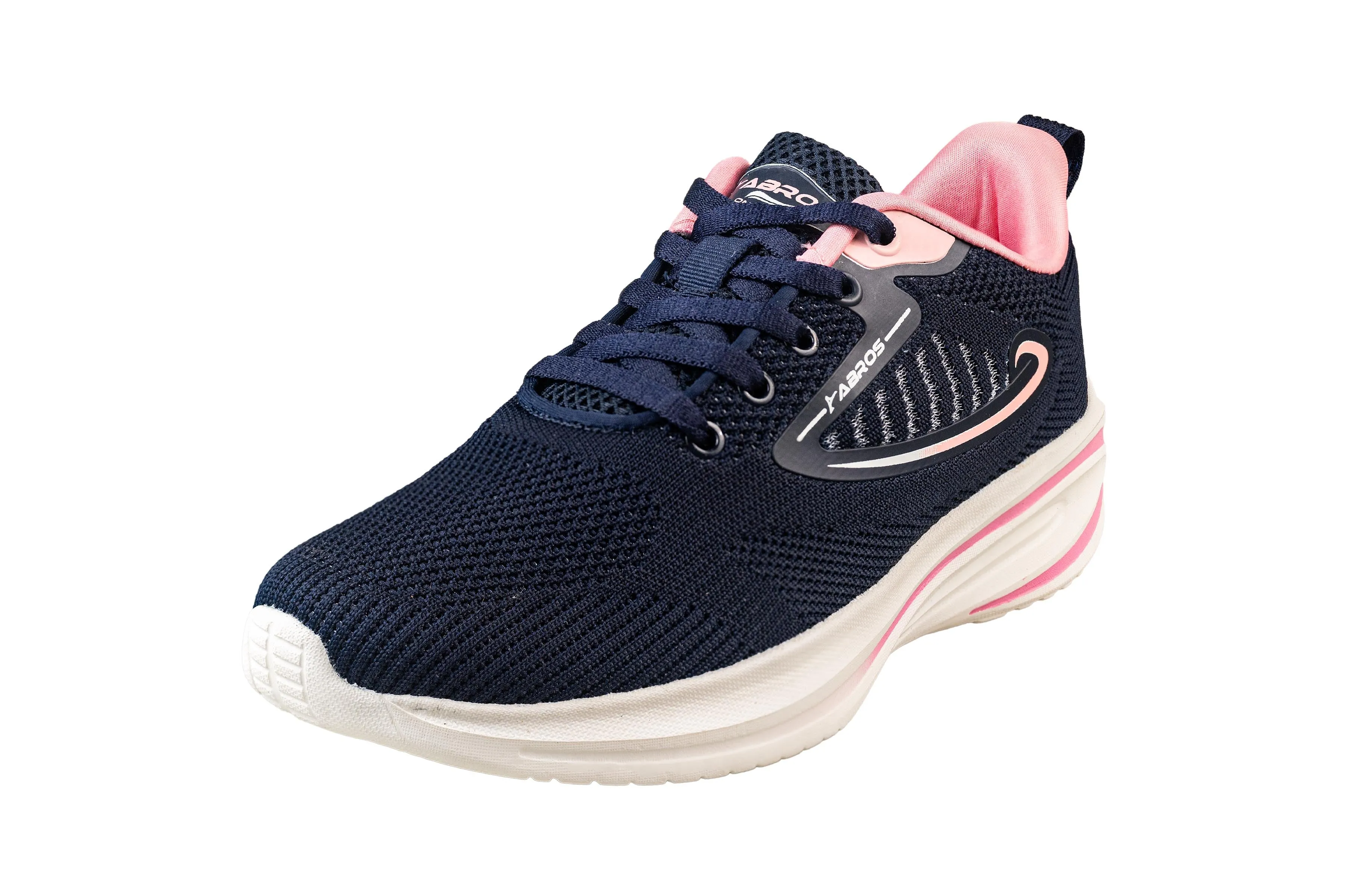 Abros Ladies Navy / Pink Sports Shoe (Sports Assl 0240)