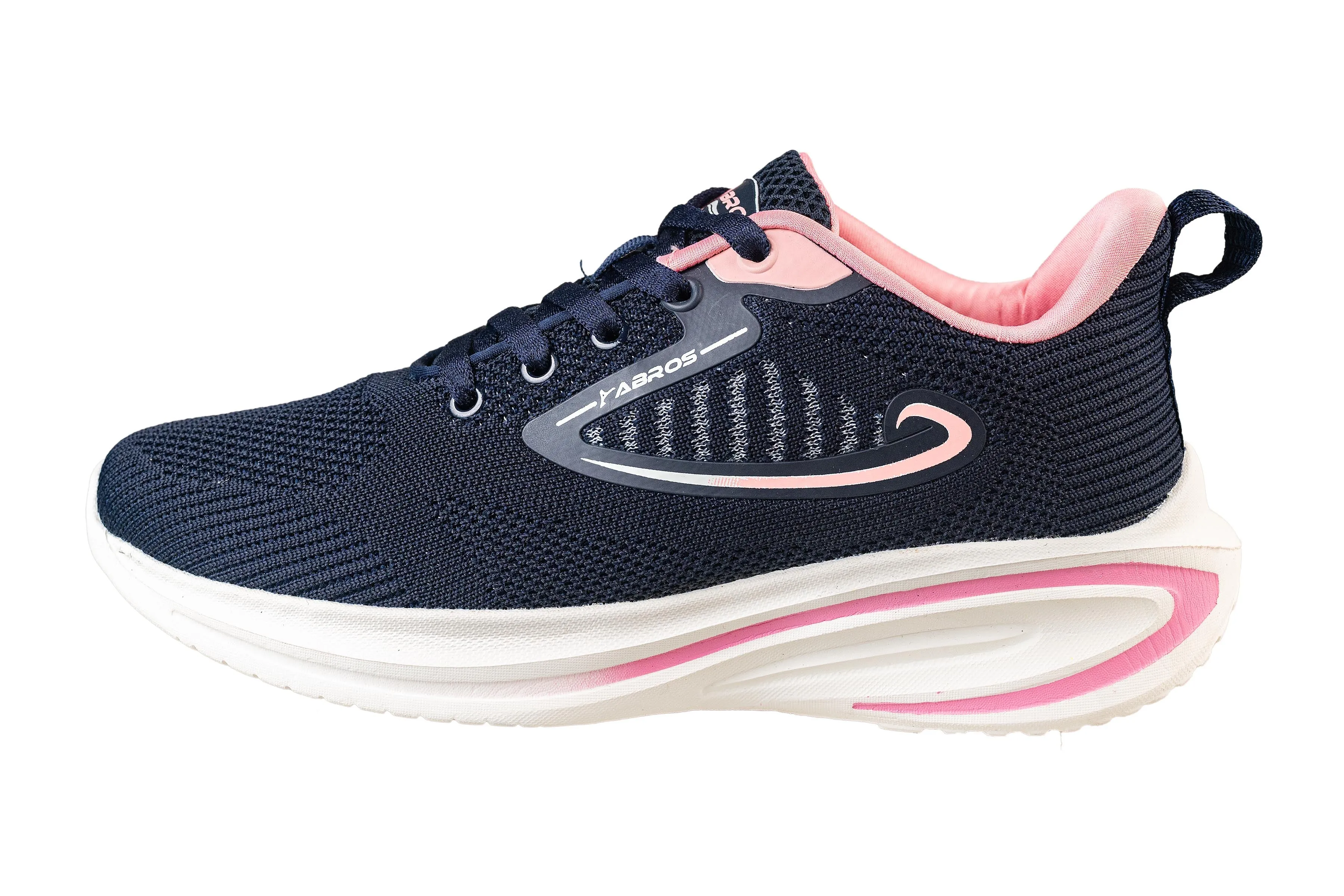 Abros Ladies Navy / Pink Sports Shoe (Sports Assl 0240)