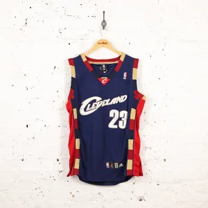 Adidas Cleveland Cavaliers James Basketball Jersey - Blue - M