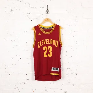 Adidas Cleveland Cavaliers James Basketball Jersey - Maroon - M