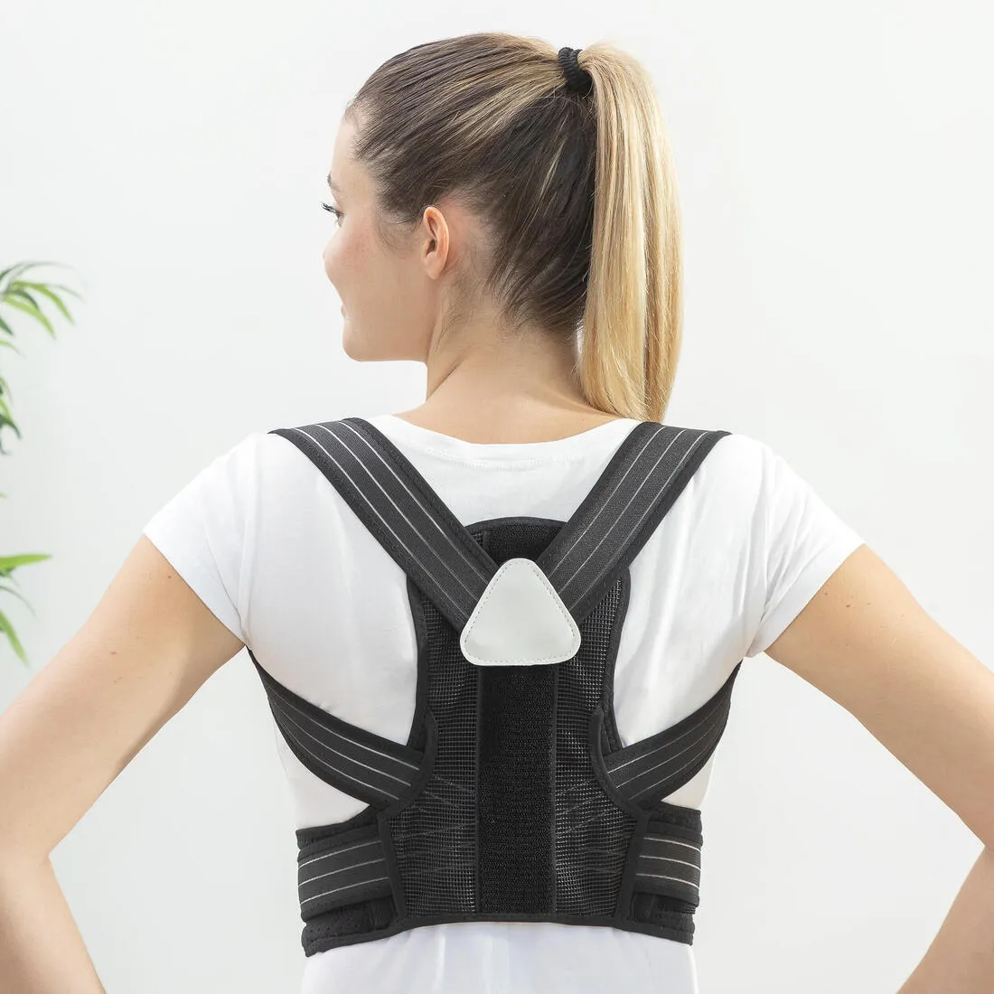 Adult Lumbar Belt / Posture Corrector - Black