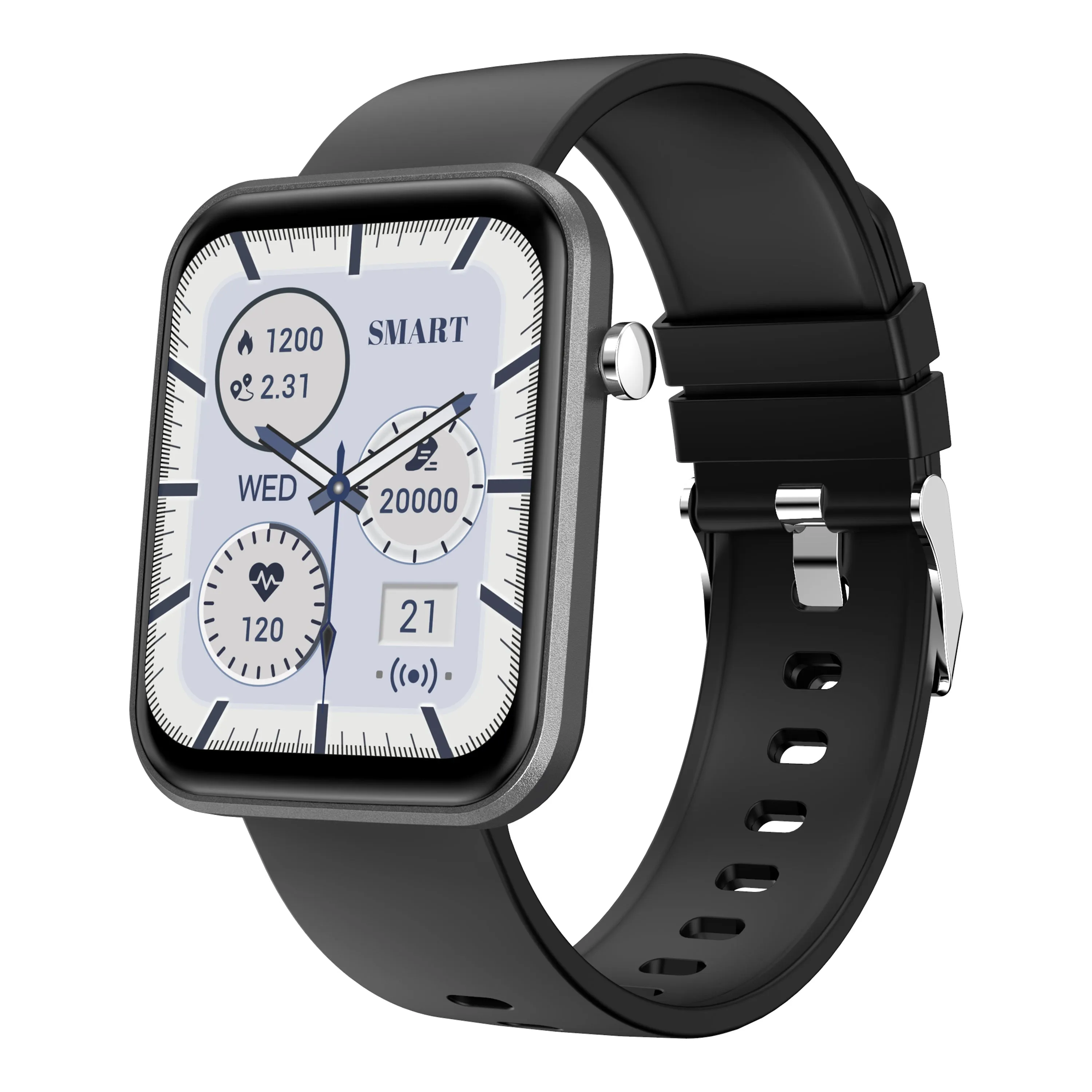 Advanced Smartwatch With Three Bands And Wellness   Activity Tracker by VistaShops