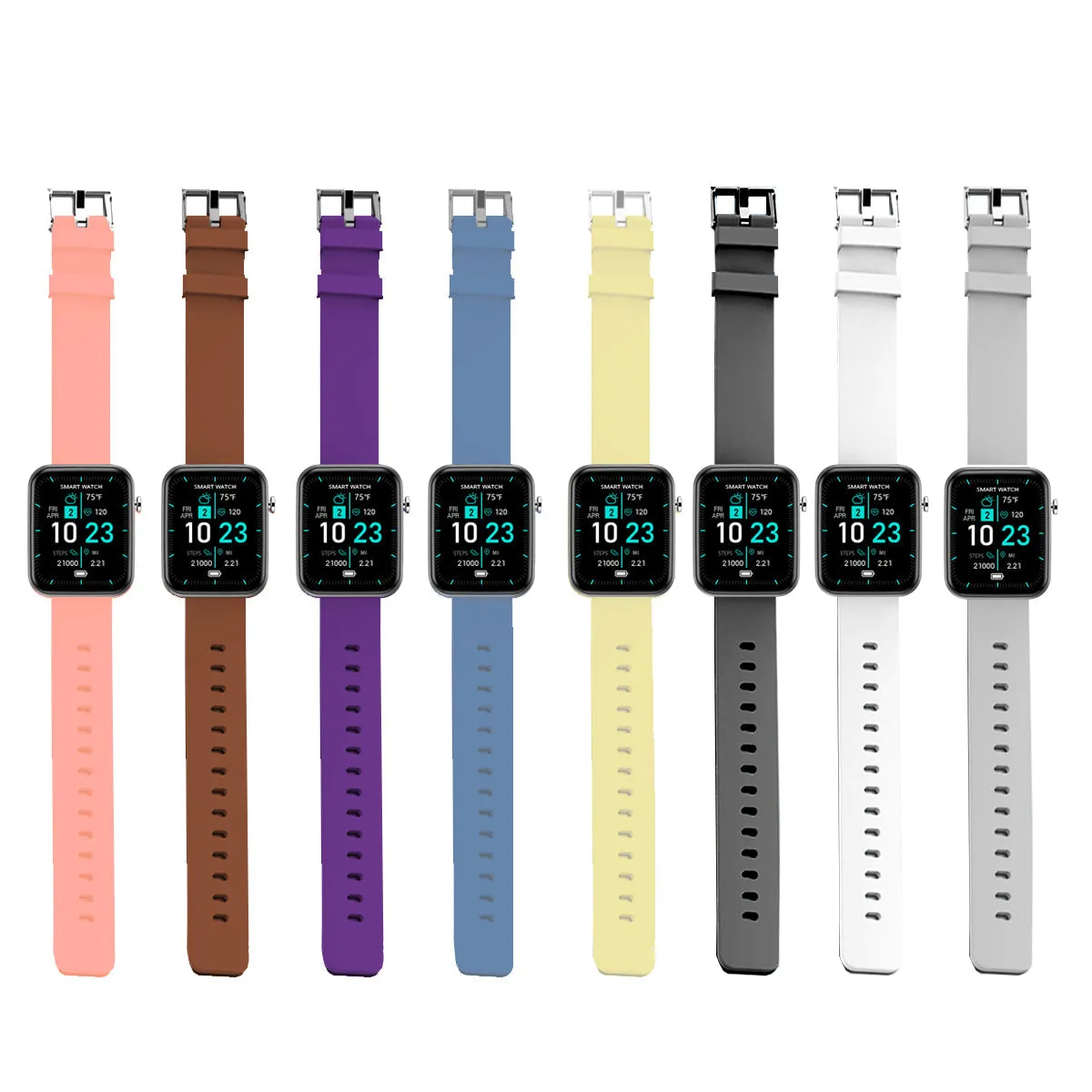 Advanced Smartwatch With Three Bands And Wellness   Activity Tracker by VistaShops