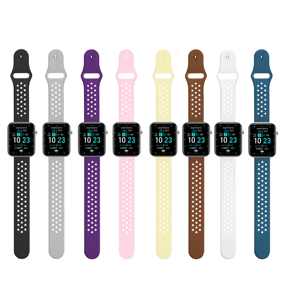 Advanced Smartwatch With Three Bands And Wellness   Activity Tracker by VistaShops