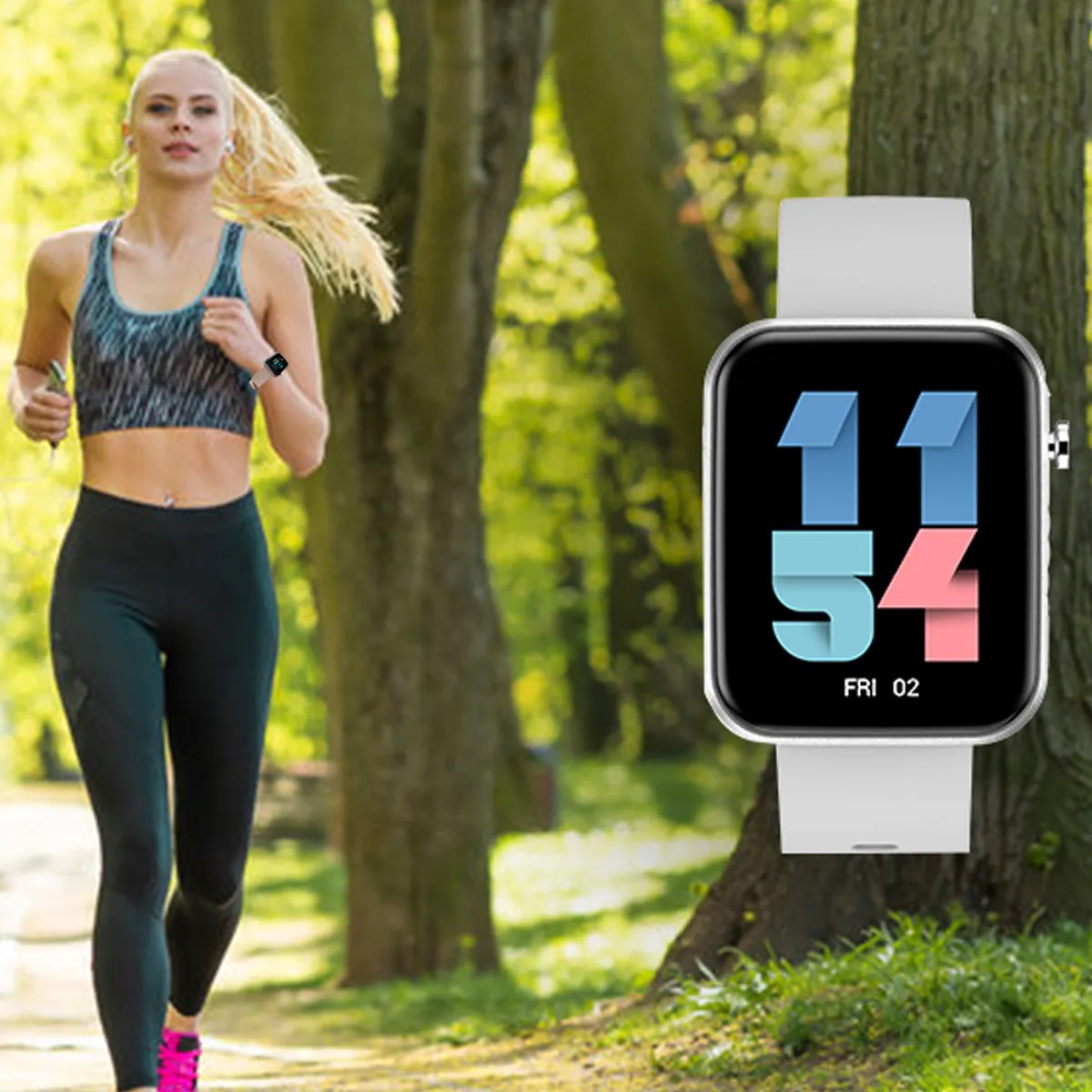 Advanced Smartwatch With Three Bands And Wellness   Activity Tracker by VistaShops