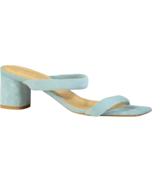 AEYDE Blue Suede Anni Sandal UK 6 EU 39 👠