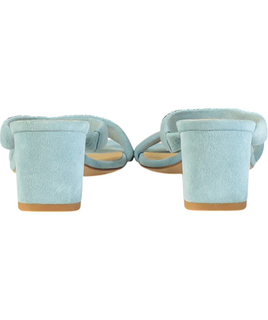 AEYDE Blue Suede Anni Sandal UK 6 EU 39 👠