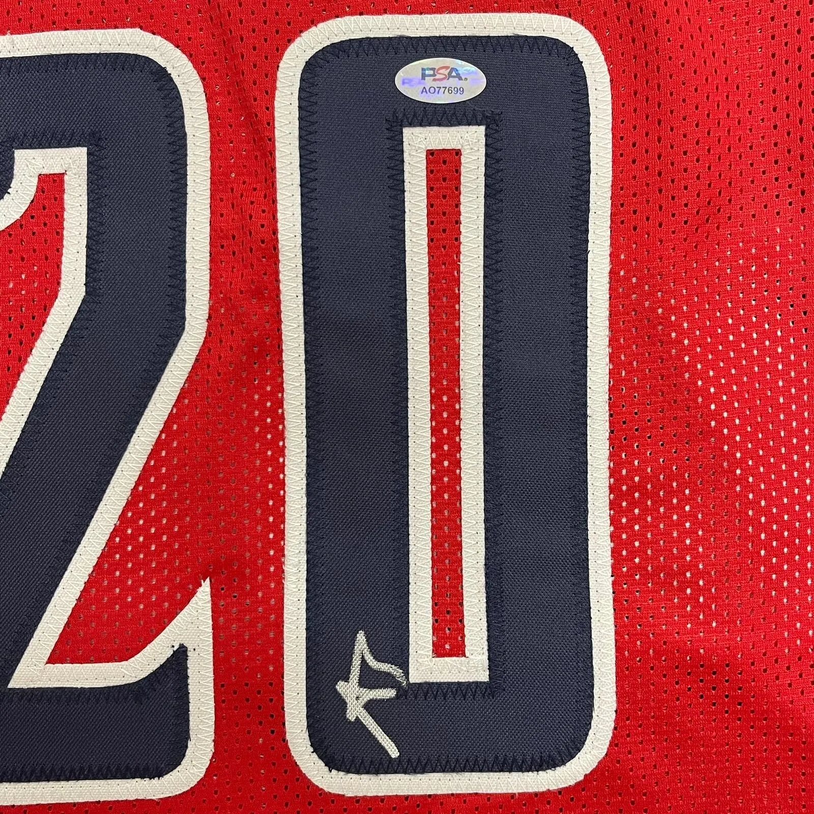 Alex Sarr Signed Jersey PSA/DNA Autographed Washington Wizards