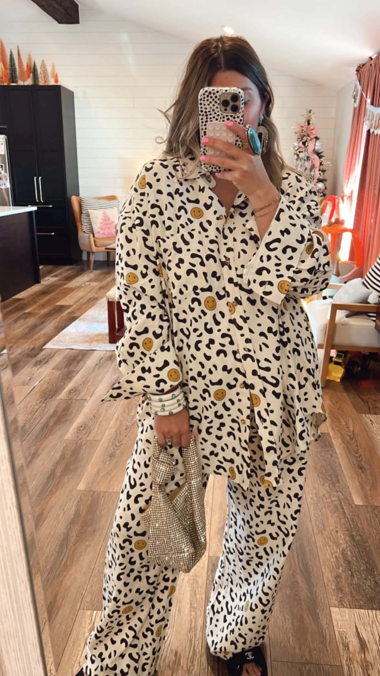 All Smiles Leopard Pants