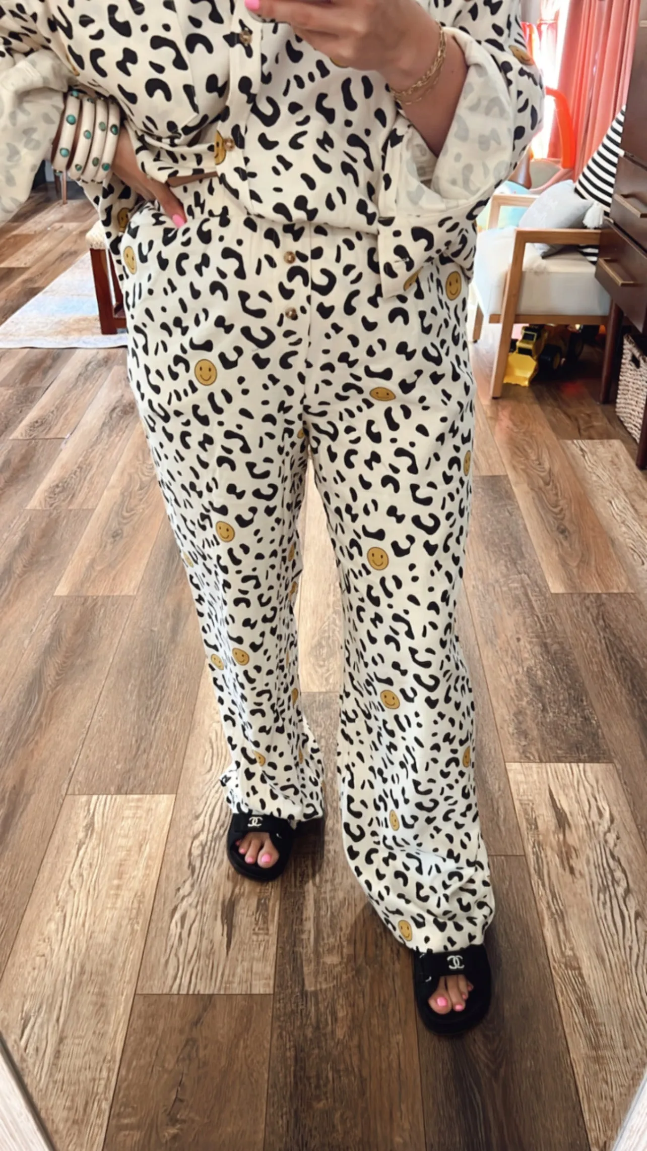All Smiles Leopard Pants