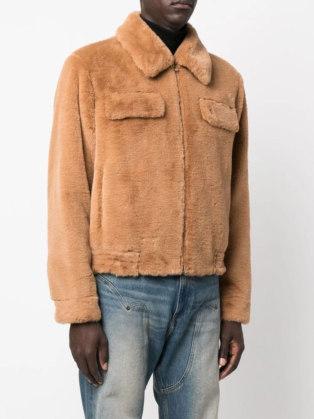 AMIRI faux-shearling blouson jacket
