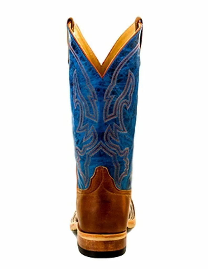 Anderson Bean Western Boots Mens Stitching Piping Pull On Briar S3000