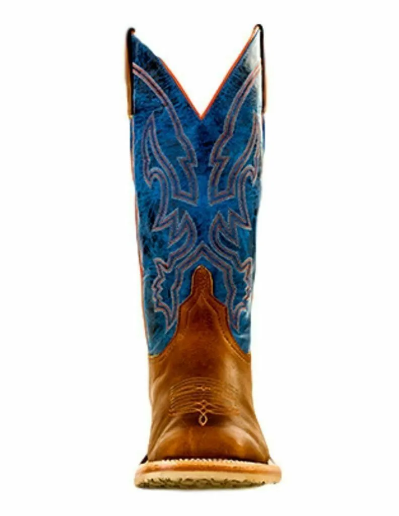 Anderson Bean Western Boots Mens Stitching Piping Pull On Briar S3000