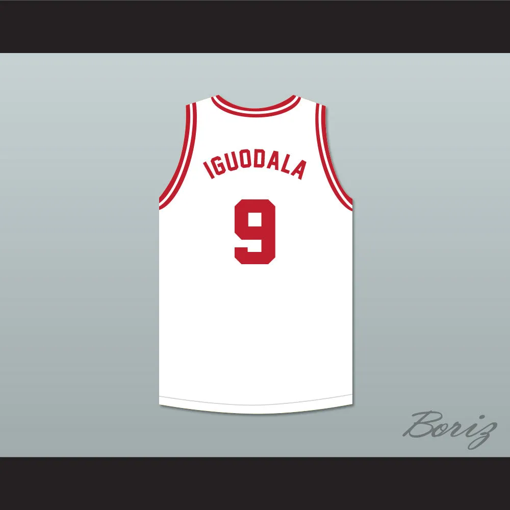 Andre Iguodala 9 Tijuana Piranhas White Basketball Jersey Mexican Expansion Team