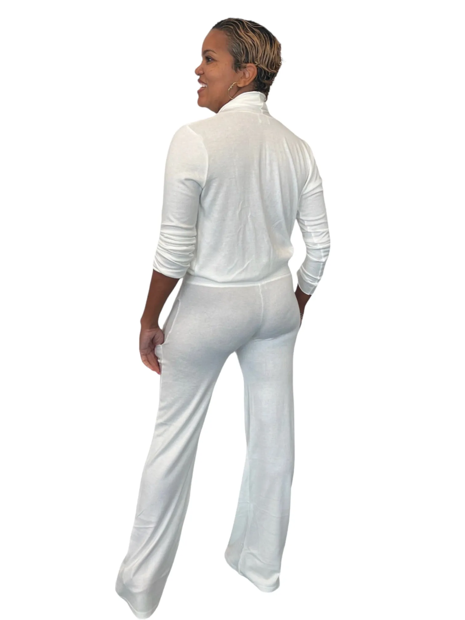 April - White Wrap Top - TN-154