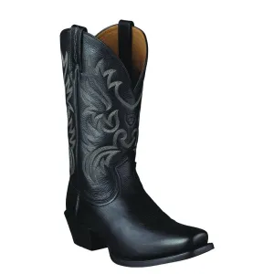 Ariat® Men's "Legend" Western Boots - Black Deertan