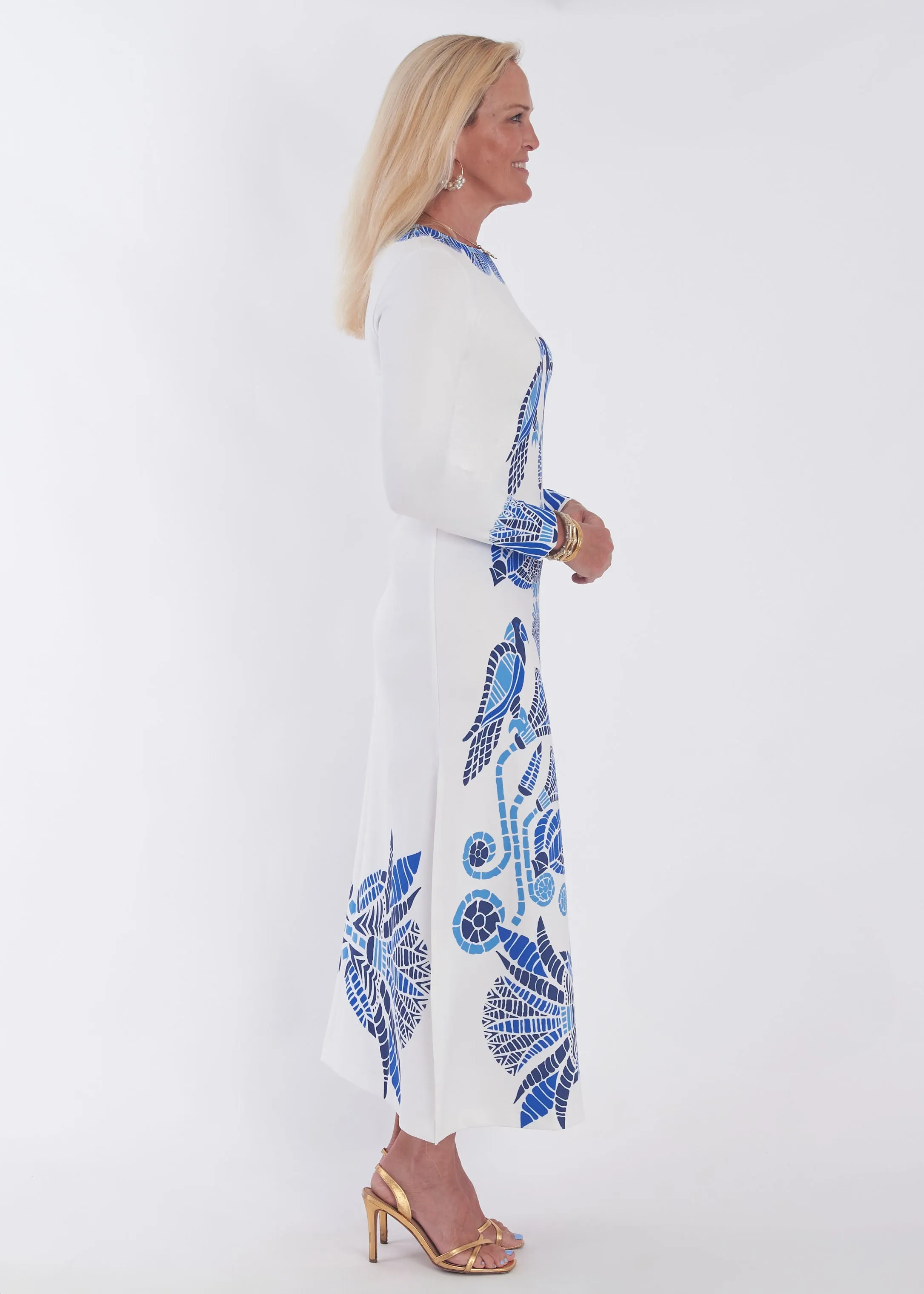 Ashton Dress - Pappagalo Bluejay