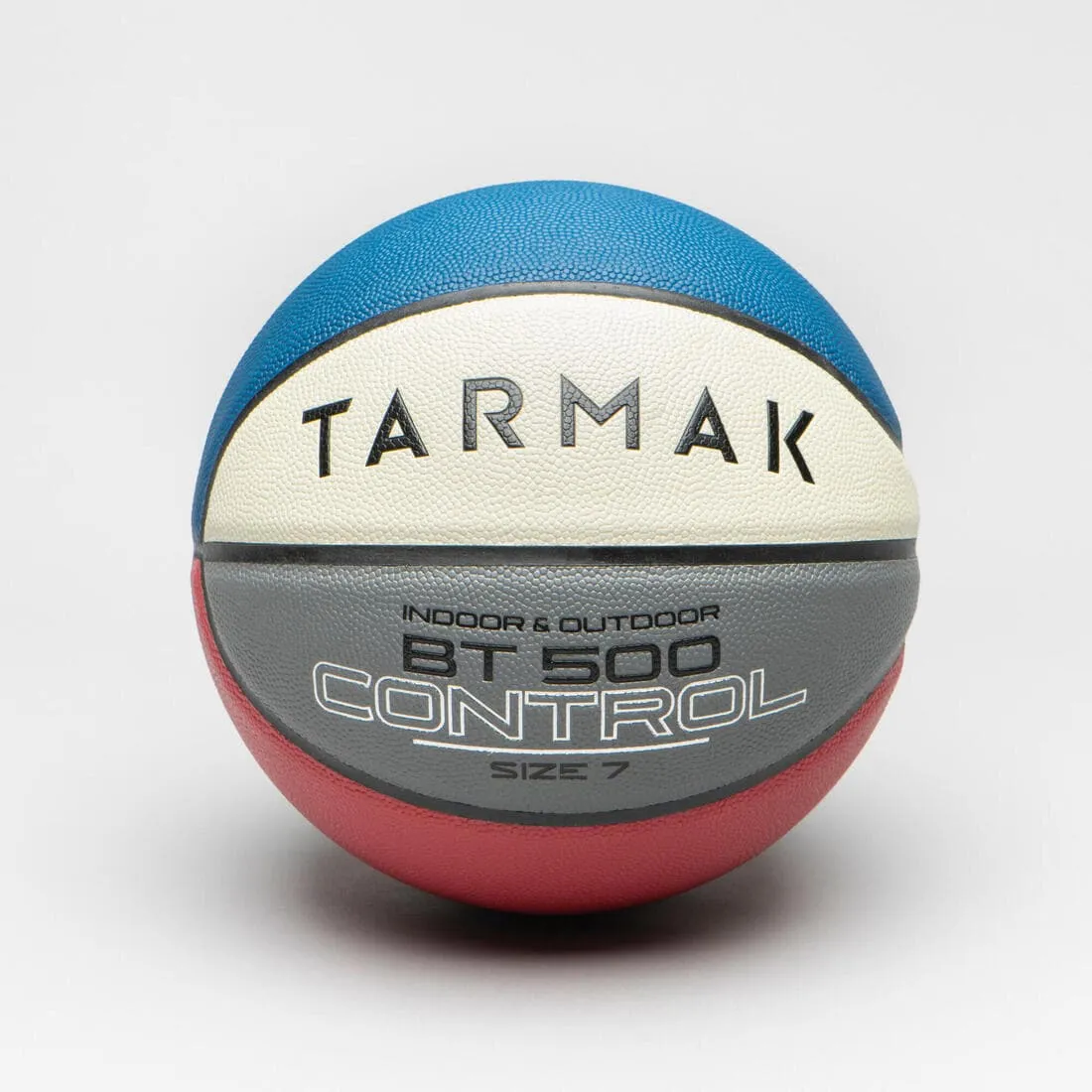 Ballon de basket BT500 taille 7 Marron Fiba garçon et homme à partir de 13 ans.
