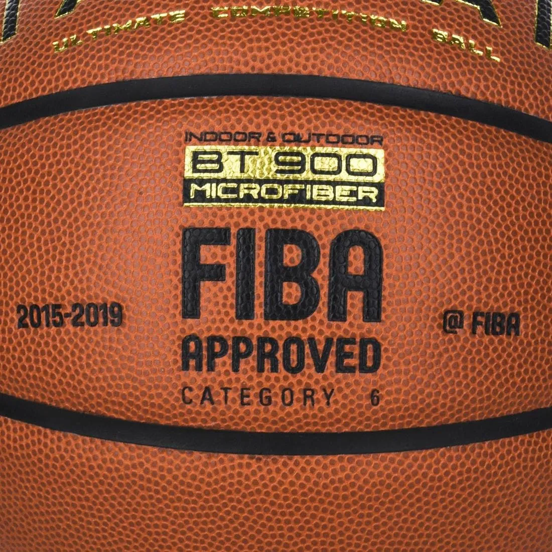 Ballon de basket BT900 de taille 6, homologué FIBA pour fille, garçon et femme