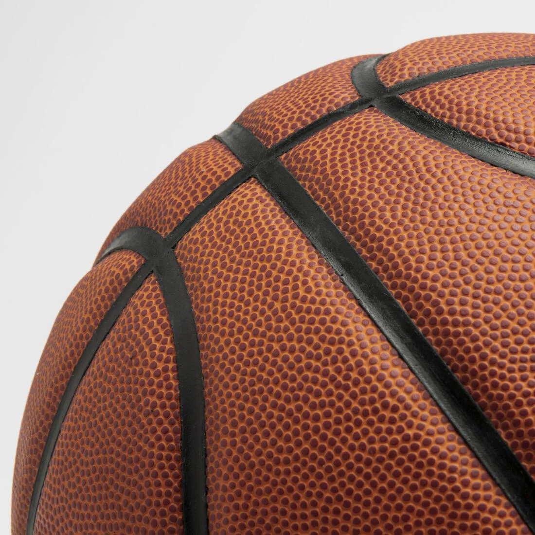 Ballon de basketball taille 6 - bt100 touch marron