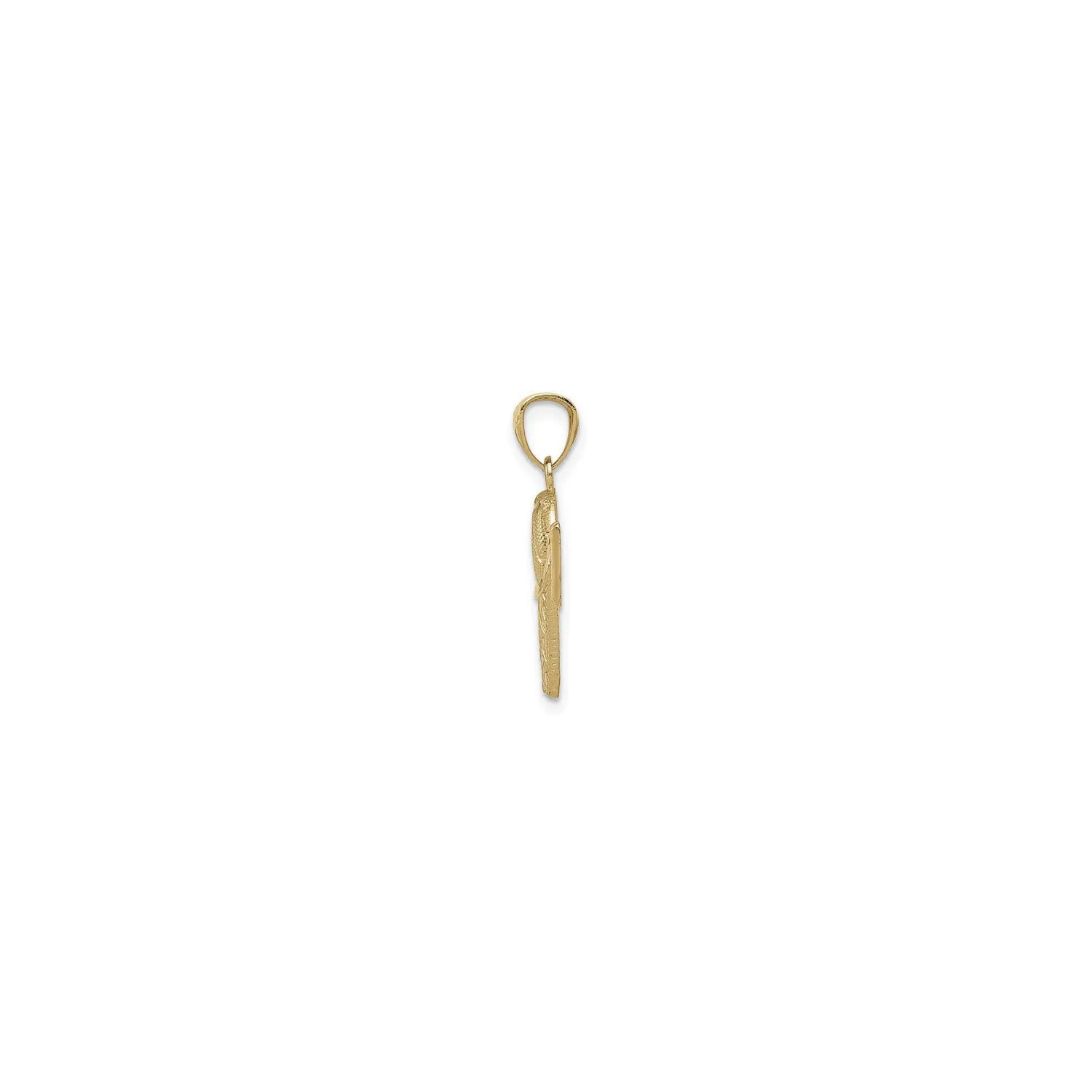 Basketball in the Net Pendant (14K)