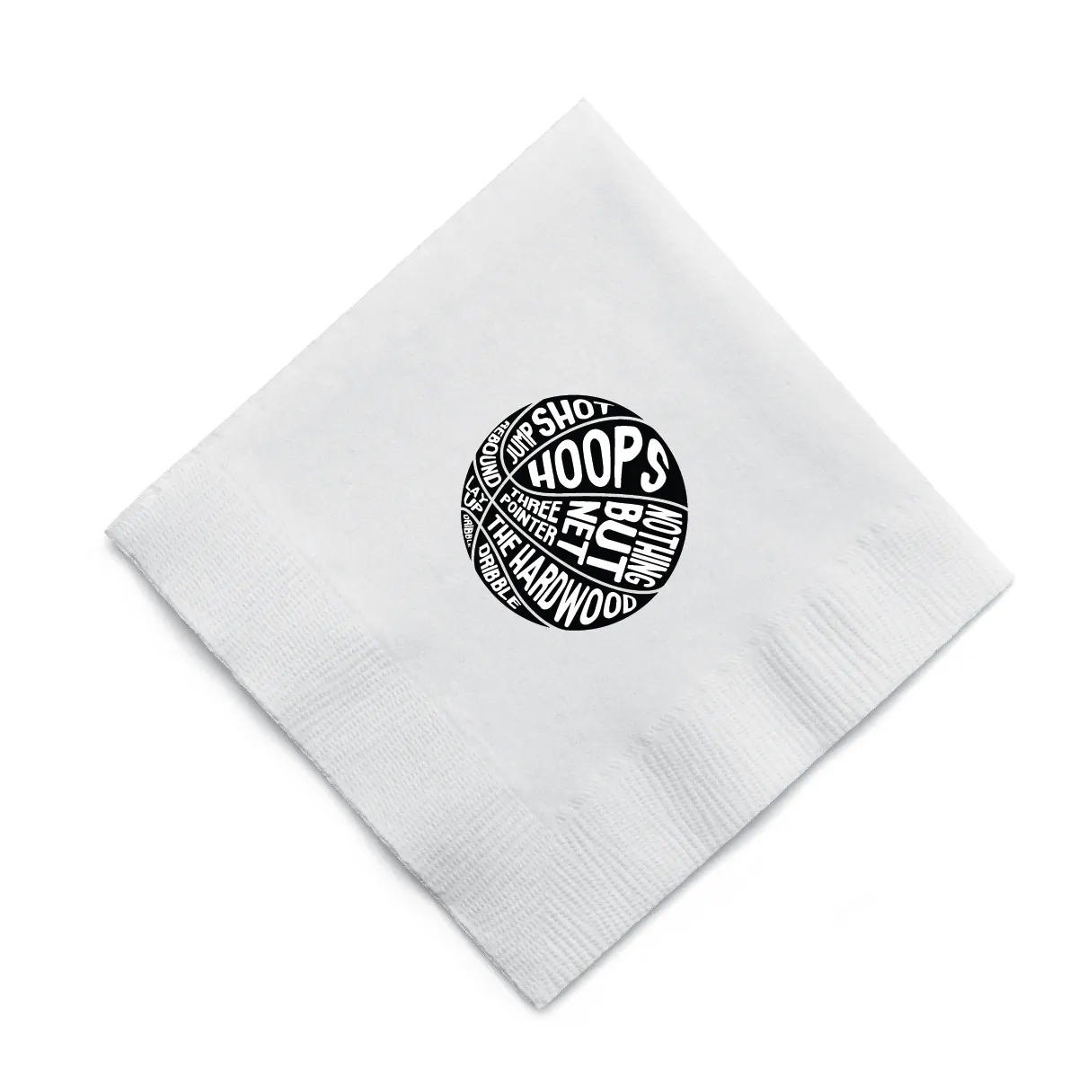 Basketball Words Cocktail Napkins
